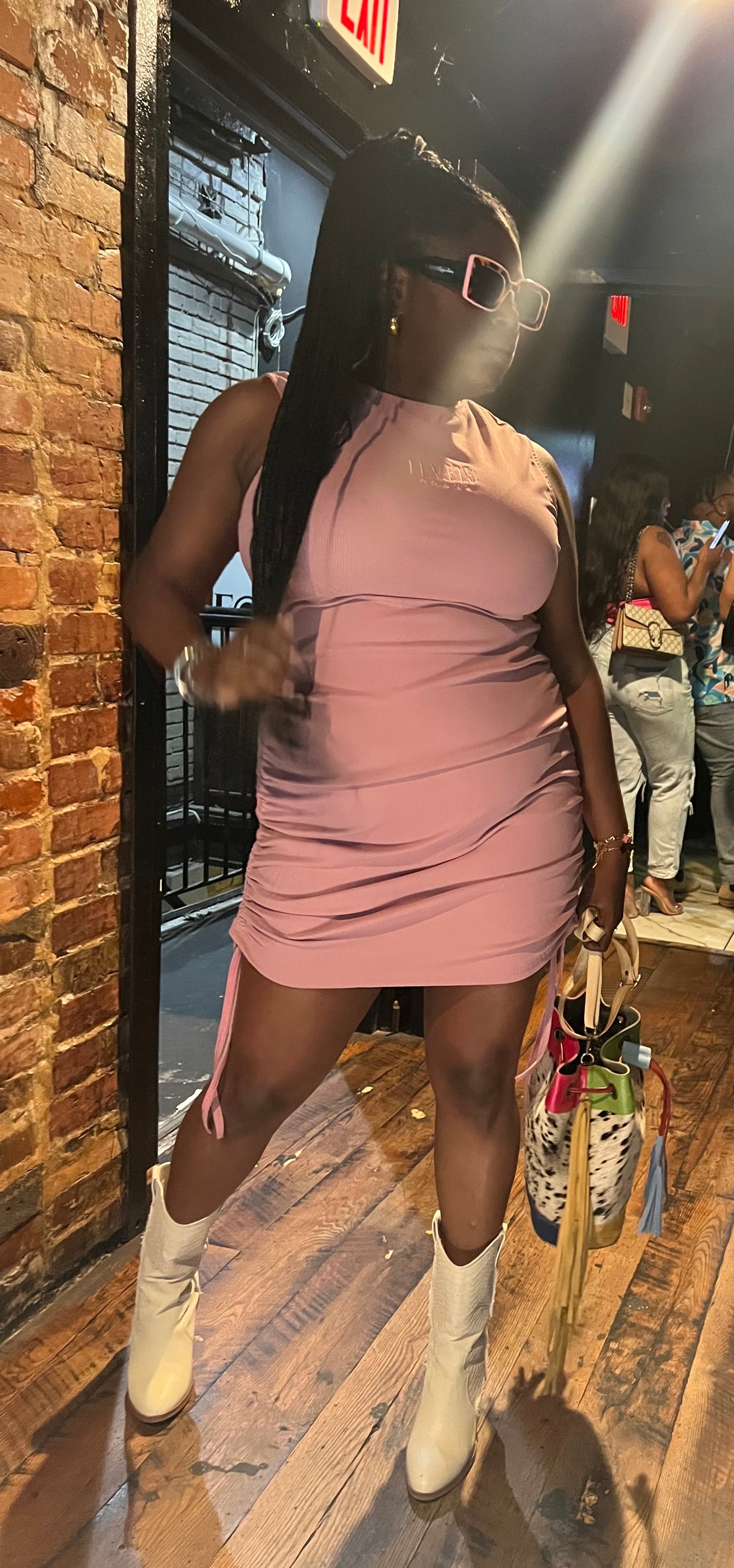 Levels Essential Ruched Tank Dress