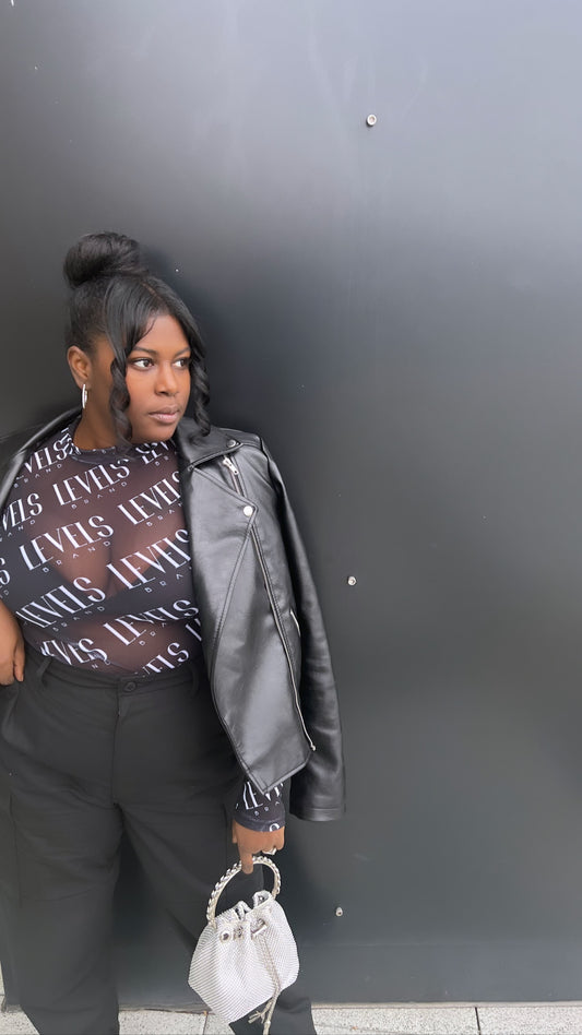 Levels Mesh Top | Black