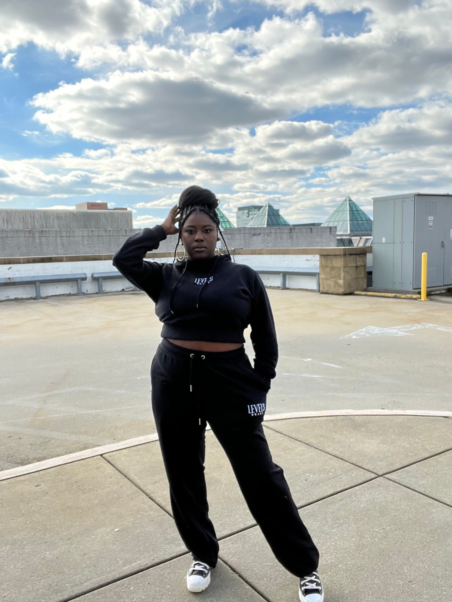 Levels Essential Cropped Hoodie