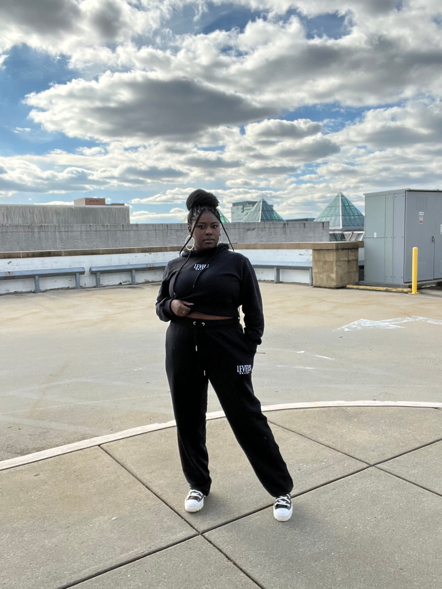 Levels Essential Cropped Hoodie