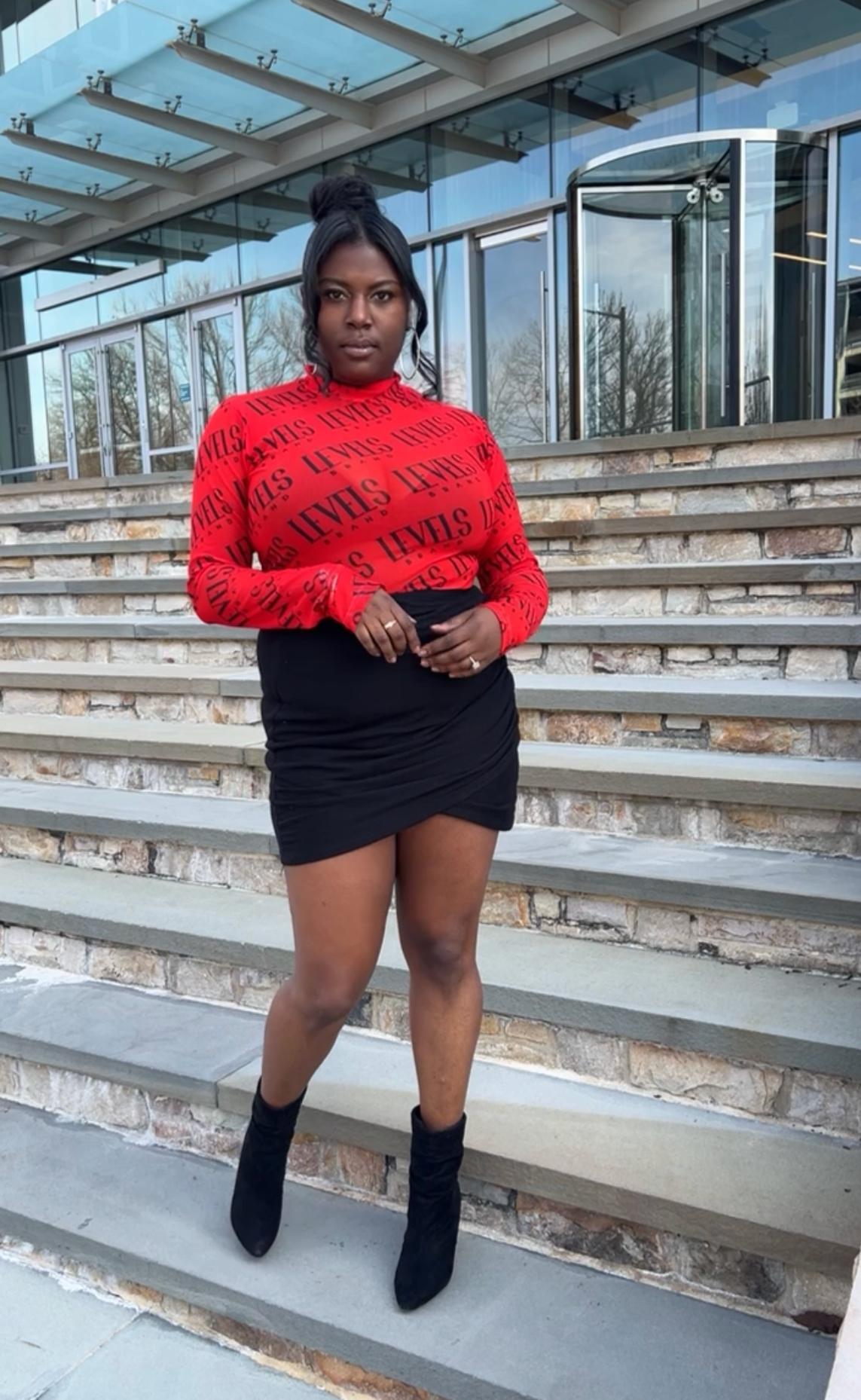 Levels Mesh Top | Red