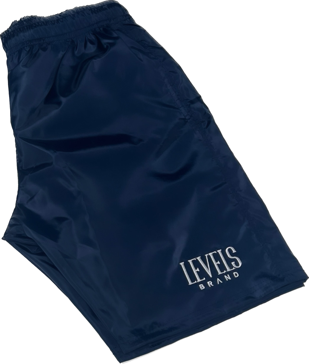 Levels Nylon Signature Logo Shorts| Navy