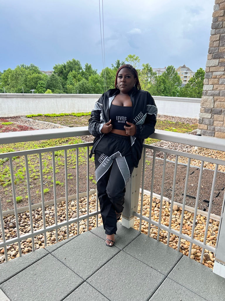 Levels V-Line Windbreaker Set |Black