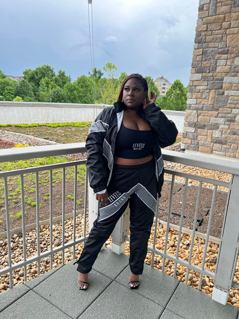 Levels V-Line Windbreaker Set |Black