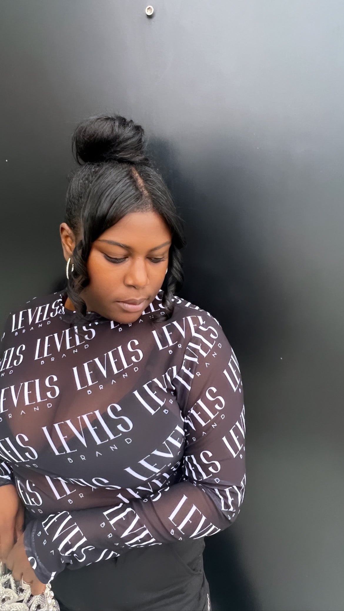 Levels Mesh Top | Black