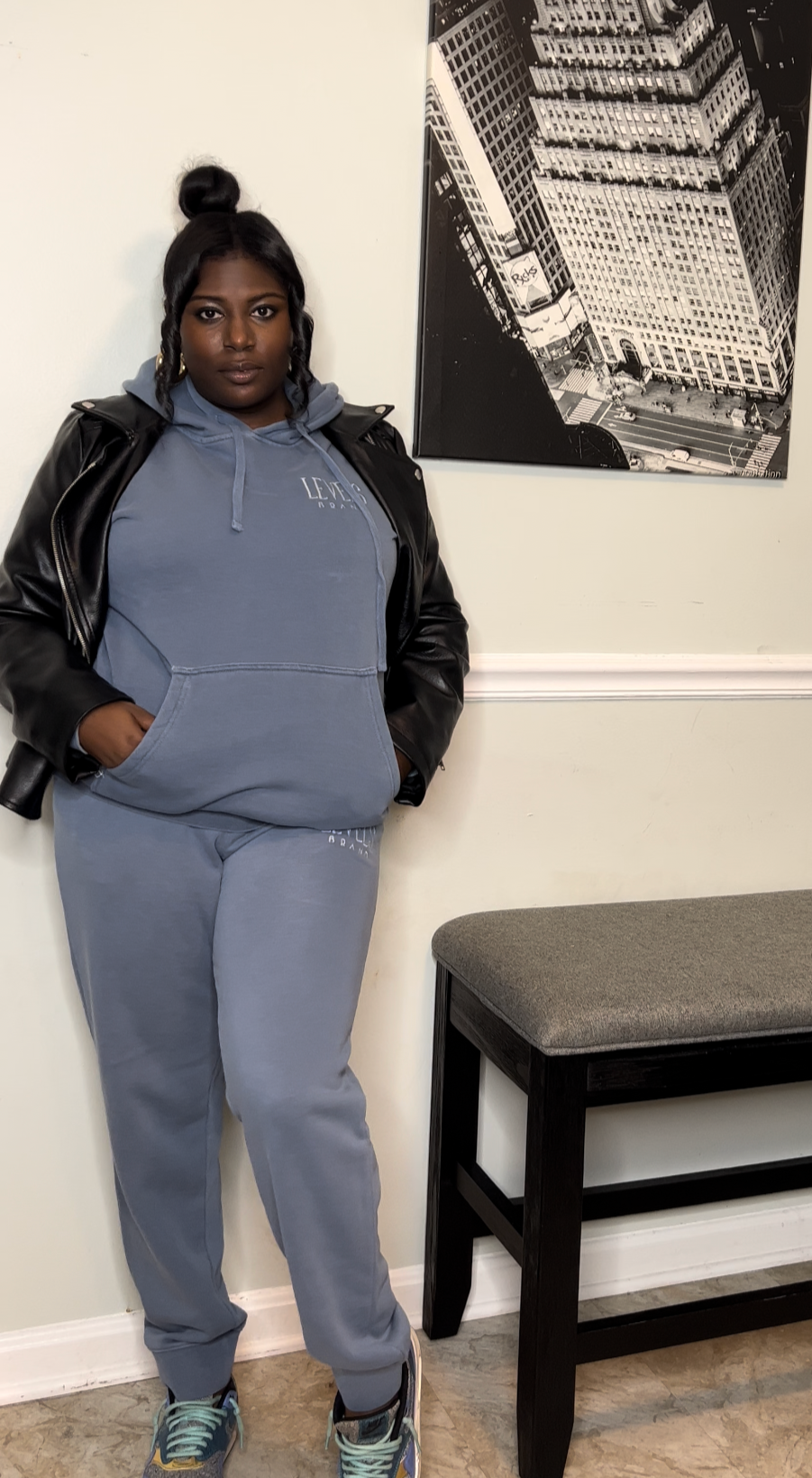 All grey invicible sweatsuit
