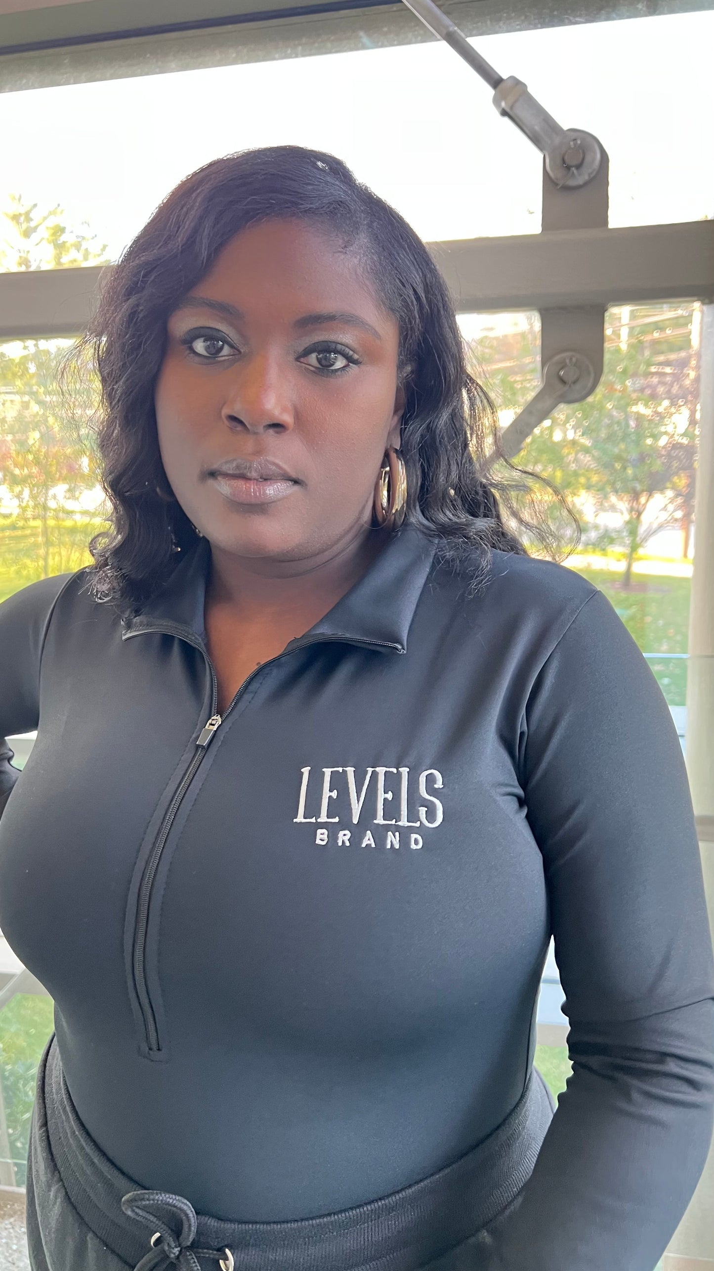 Zip-Up Long Sleeve Bodysuit