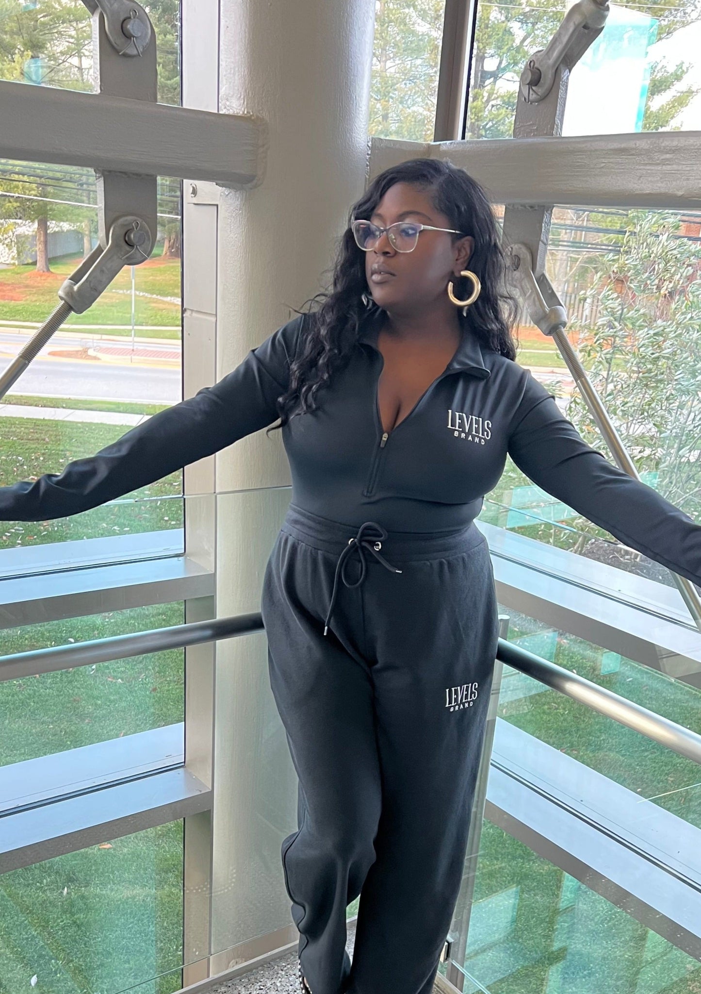 Zip-Up Long Sleeve Bodysuit