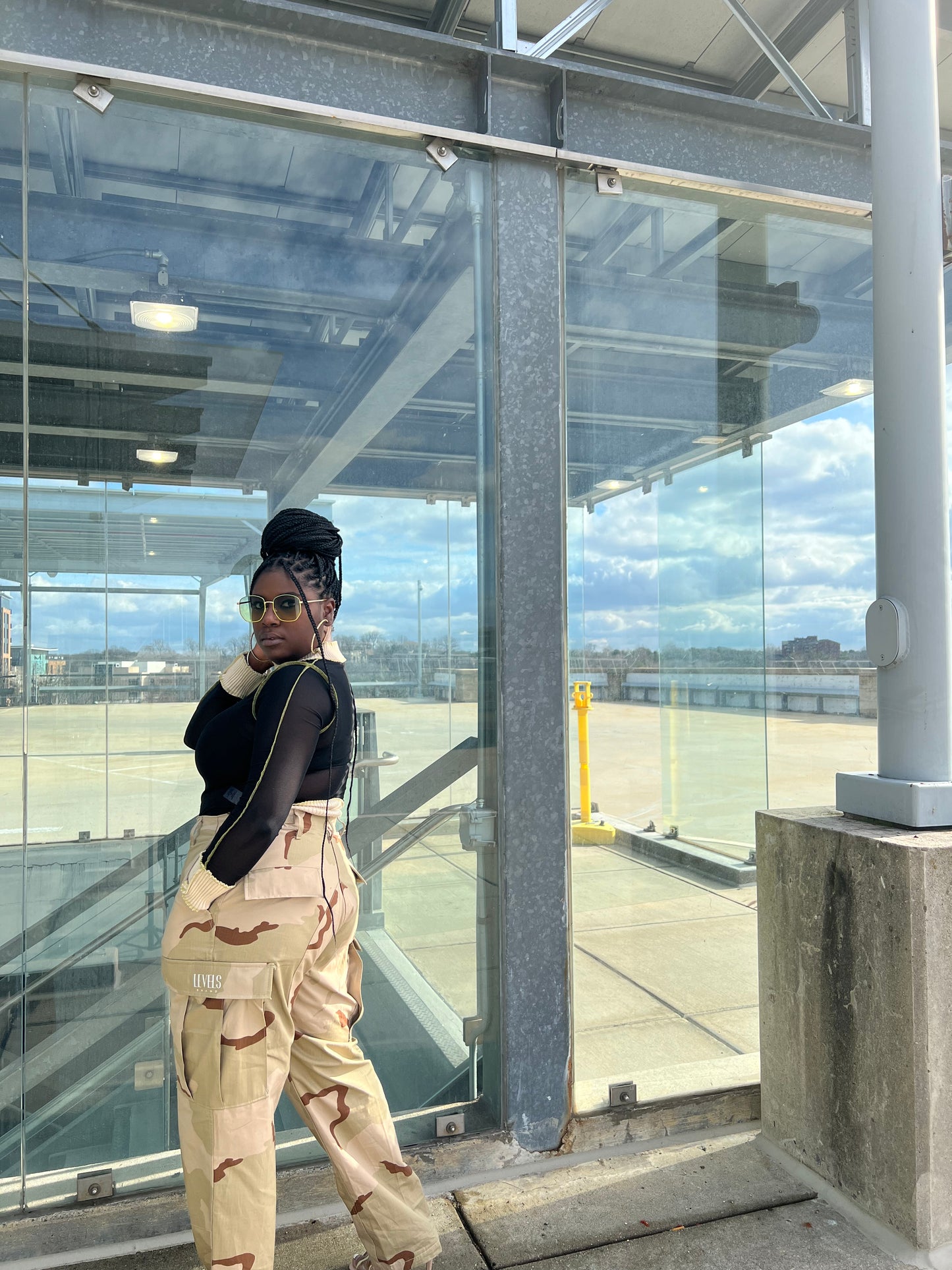 LVL Vintage Style Cargo Pants