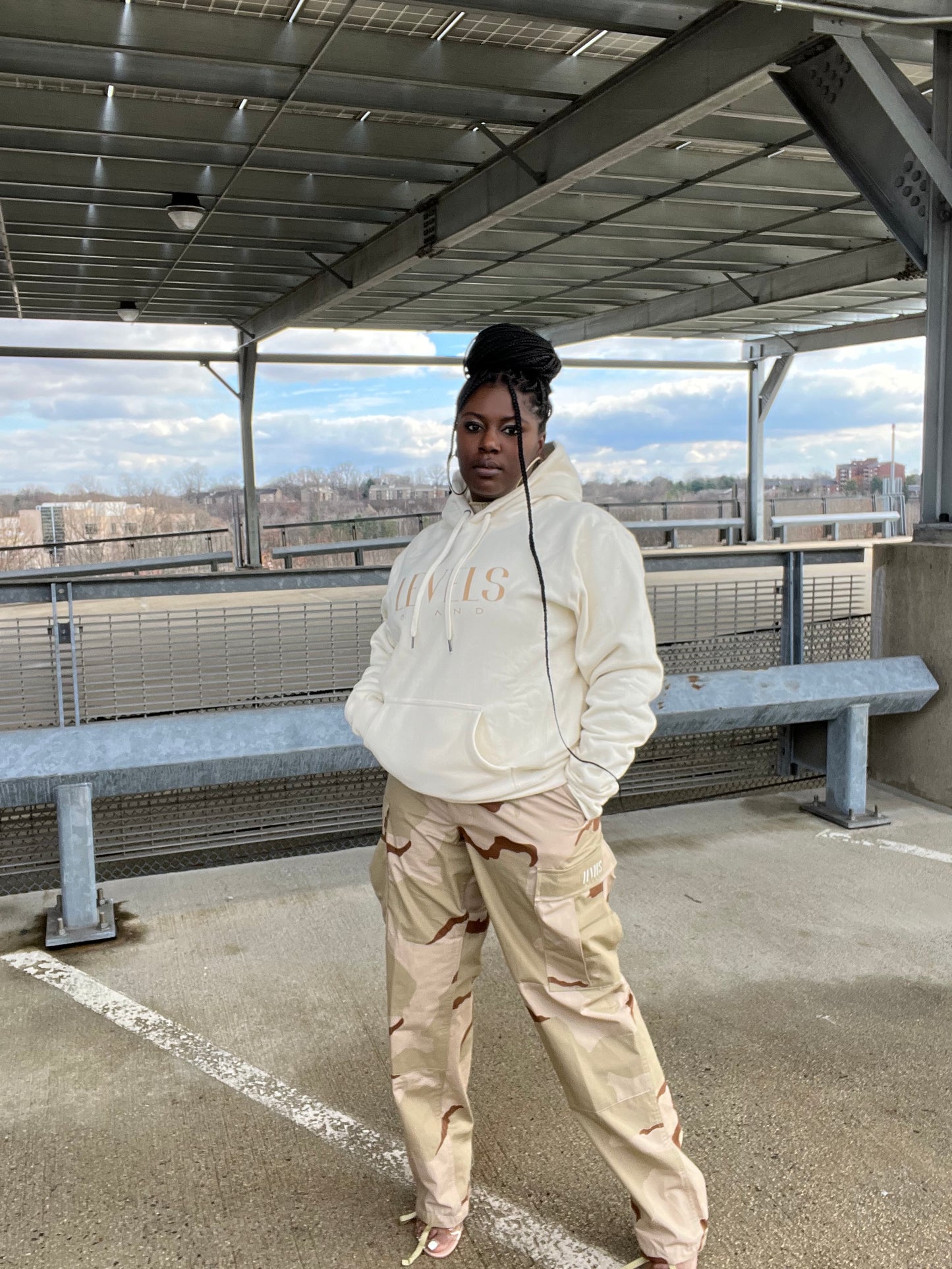 LVL Vintage Style Cargo Pants