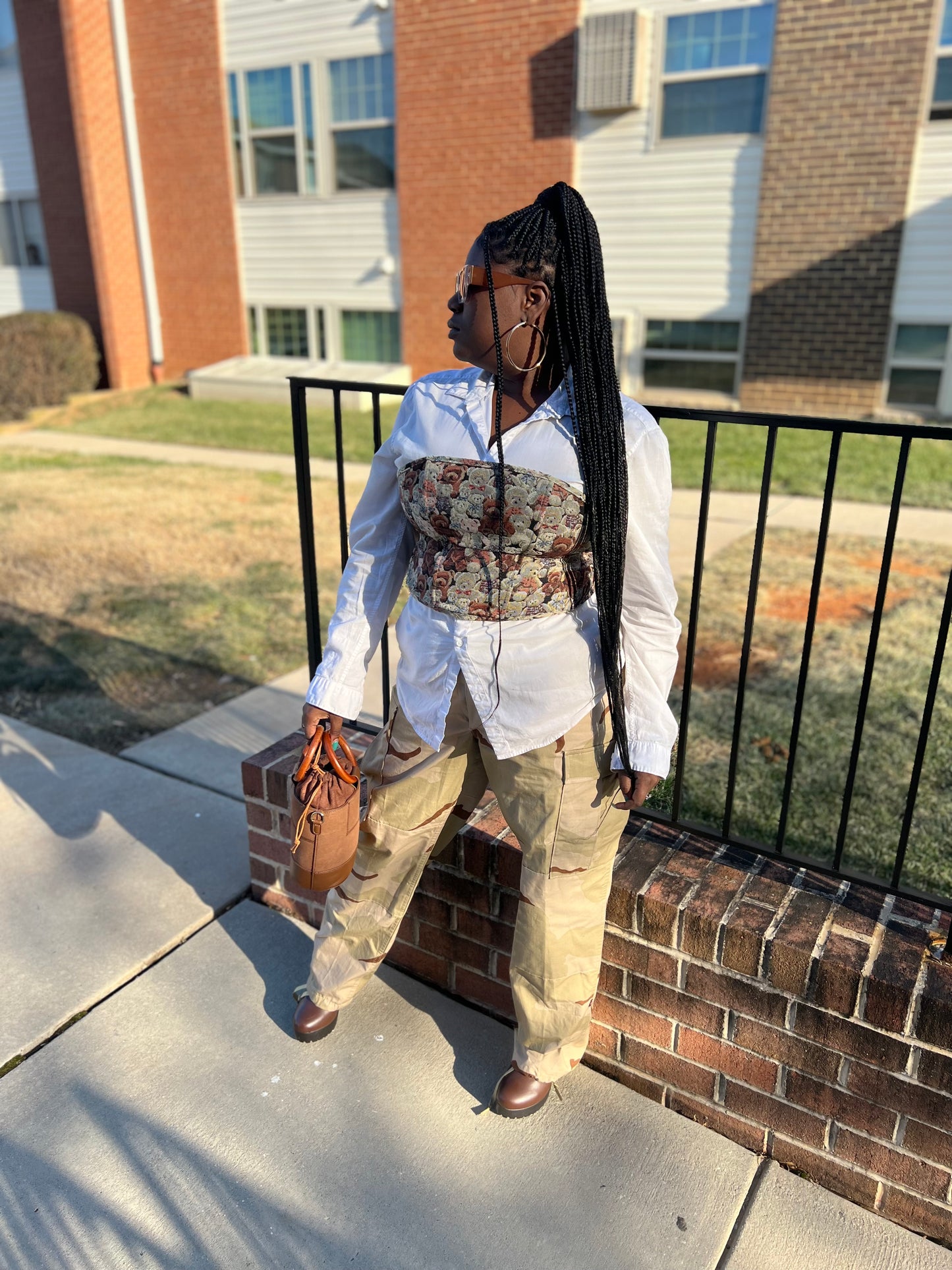 LVL Vintage Style Cargo Pants