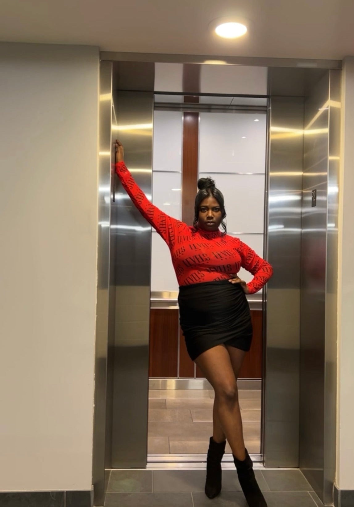 Levels Mesh Top | Red