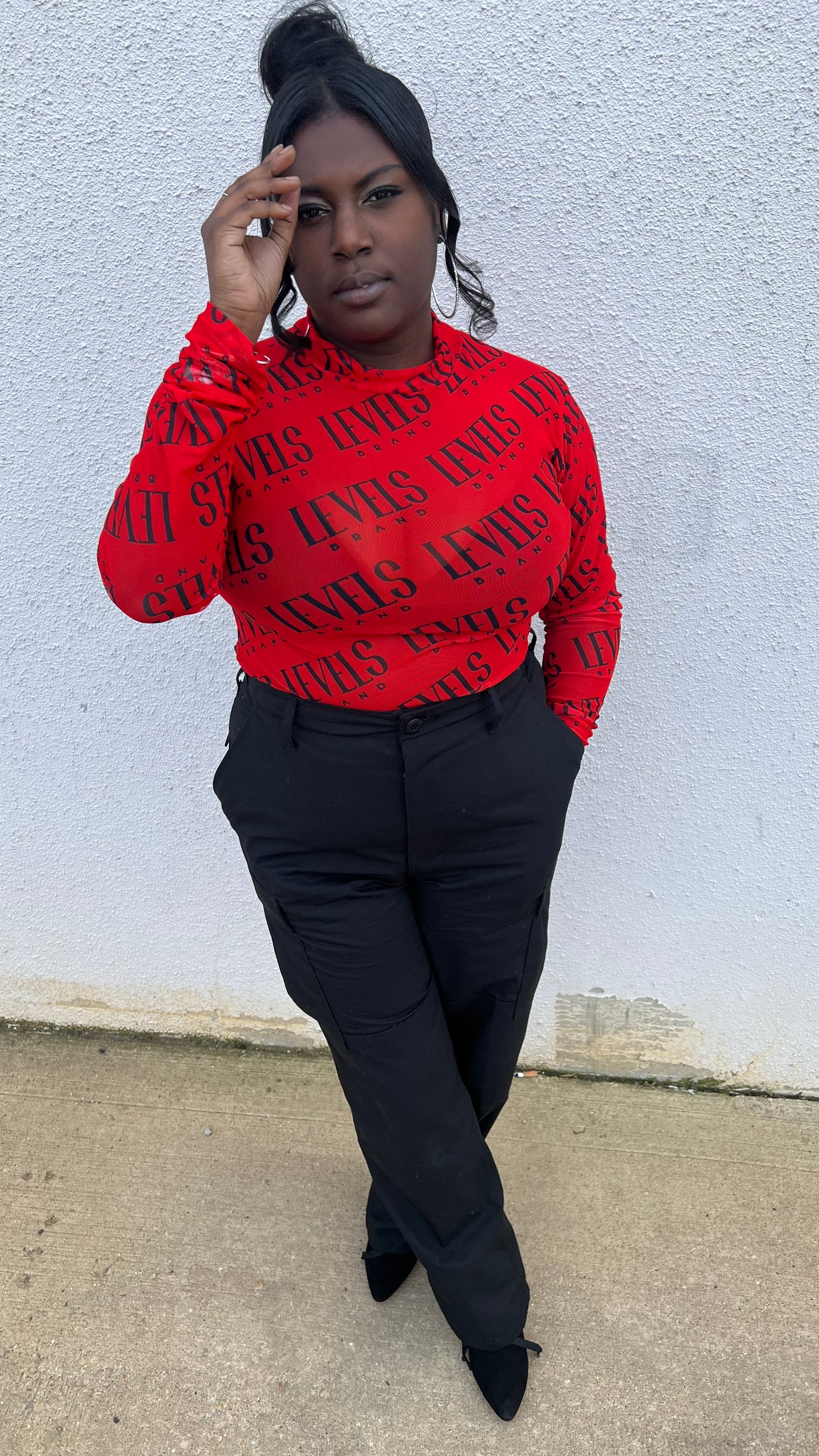 Levels Mesh Top | Red