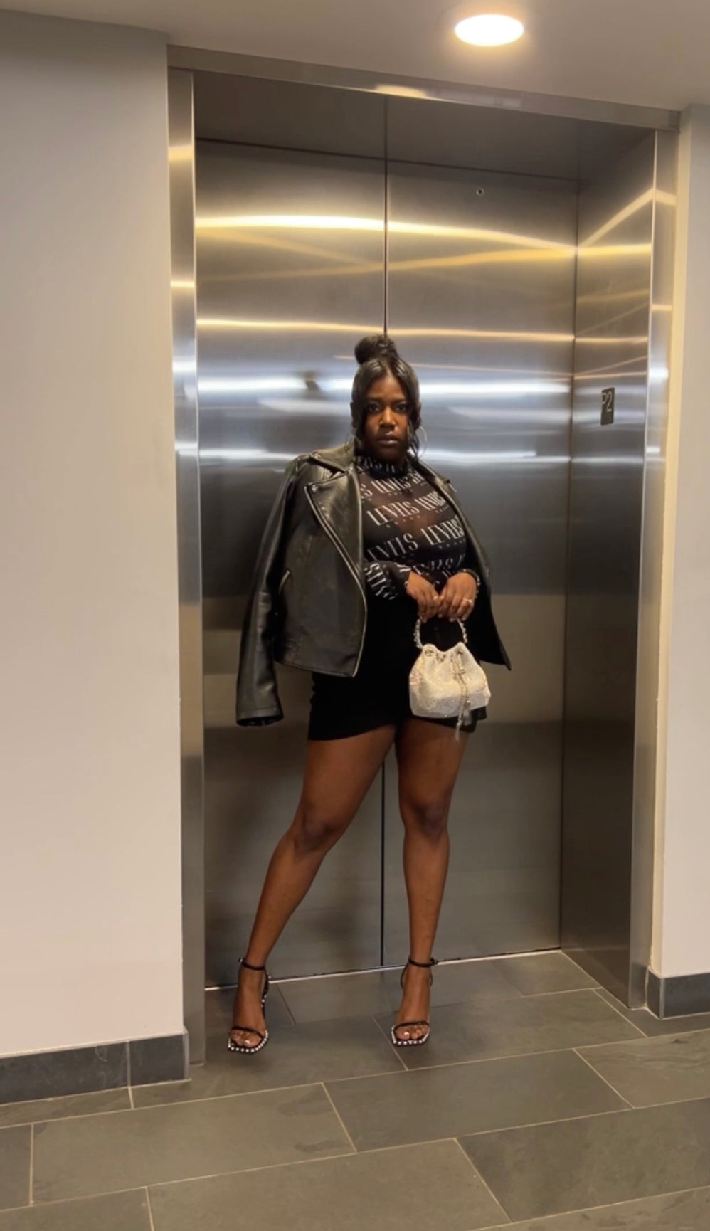 Levels Mesh Top | Black