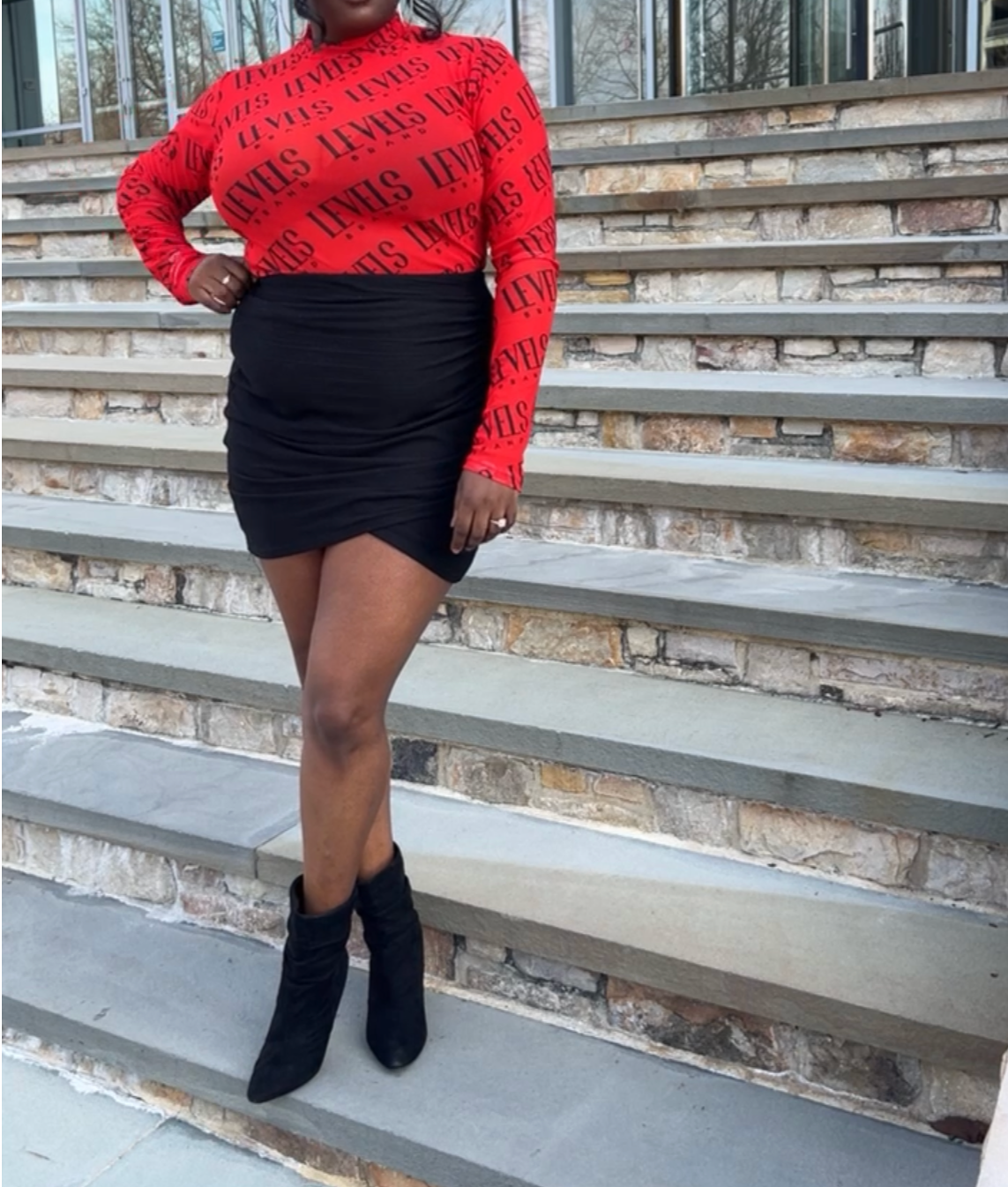 Levels Mesh Top | Red