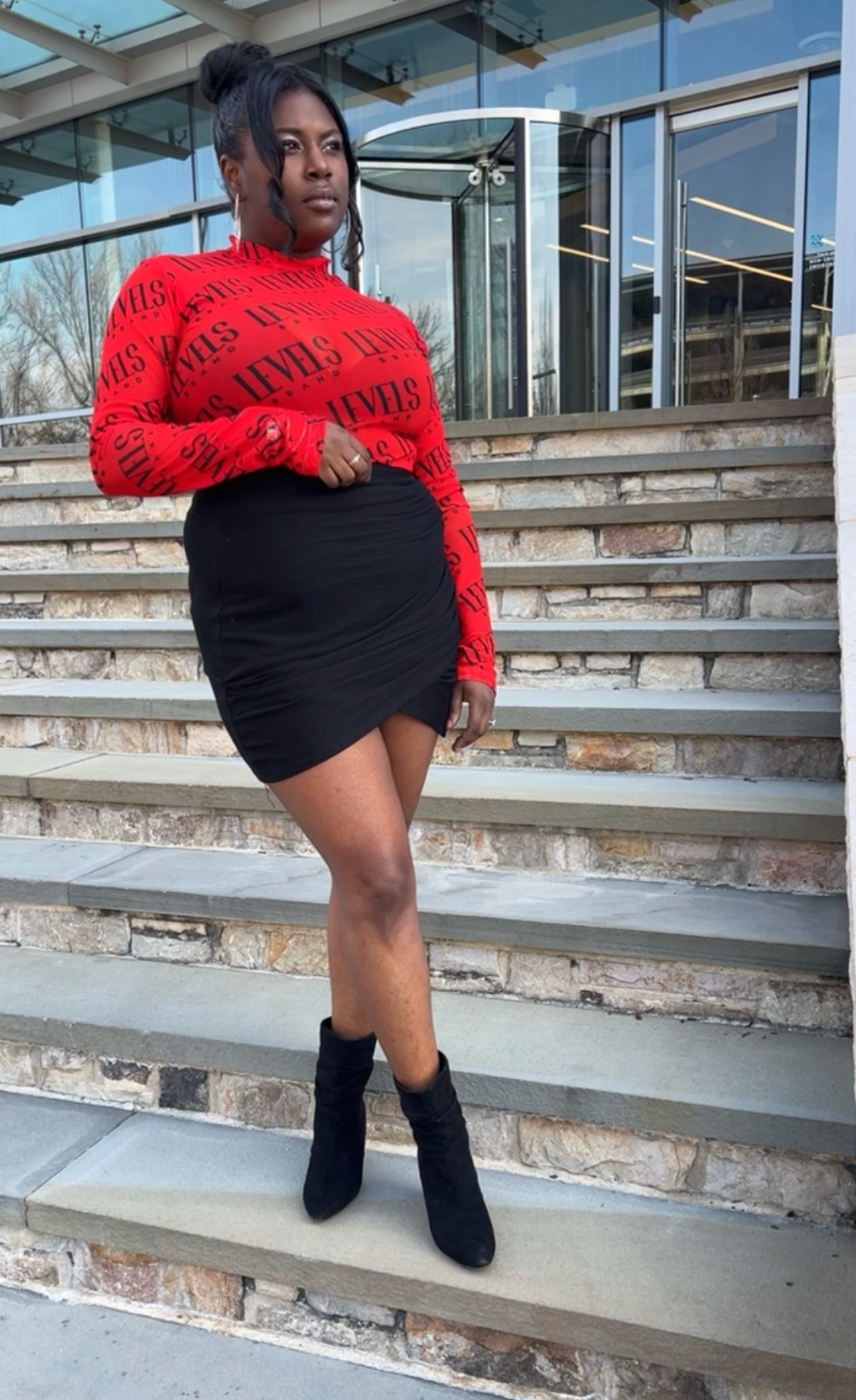 Levels Mesh Top | Red