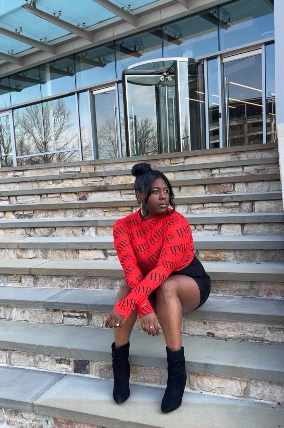 Levels Mesh Top | Red