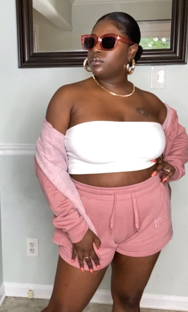 Summer Nights| Full Zip Short Set